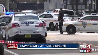 Staying safe at public events