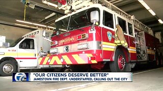 Jamestown fire dept. understaffed, calling out the city