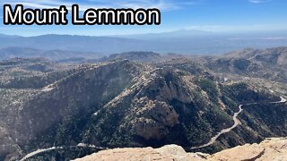 Going up Mount Lemmon in Tucson Arizona.