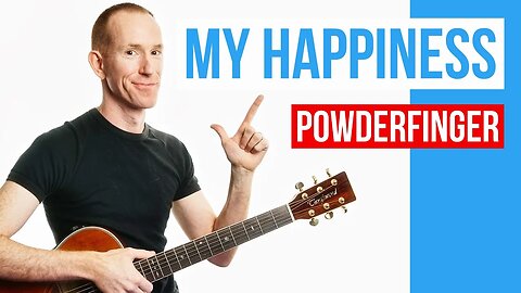 My Happiness ★ Powderfinger ★ Guitar Lesson Acoustic Tutorial [with PDF]