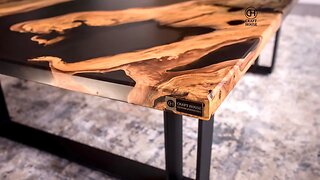 DIY epoxy coffee table - start to finish