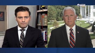 Pence talks job security for Americans, Trump's alleged comments on service members in 1-on-1 interview