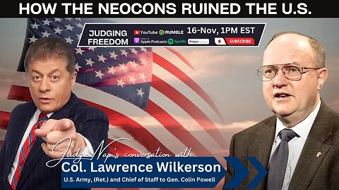 Col. Lawrence Wilkerson , U.S. Army (retired) : How the Neocons have ruined the US