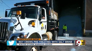 Crews prepare for winter storm