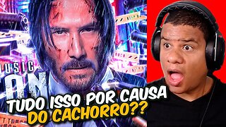 REAGINDO a BABA YAGA JOHN WICK | Papyrus Da Batata | React Anime Pro