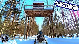 3 Counties In 1 Day | WI Snowmobile Trails