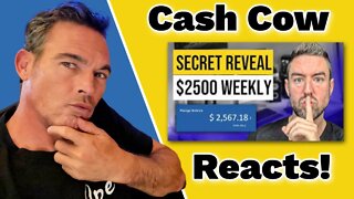 How To Make Money With Affiliate Marketing NO Website - Cash Cow Reacts!🐮