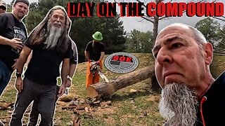 They chopped down my trees pt.1 DOC192 #woodchipper #woodchips #farming #farmlife #prepper #prepping