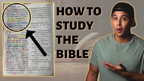 How to Study the Bible In Hebrews 2:17-18 | Bible Study For Beginners