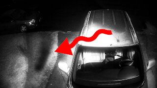 Mysterious demonic shadow figure caught on CCTV camera