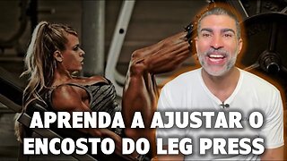 Aprenda a ajustar o encosto do leg press