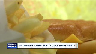 Taking the happy out of Happy Meal?