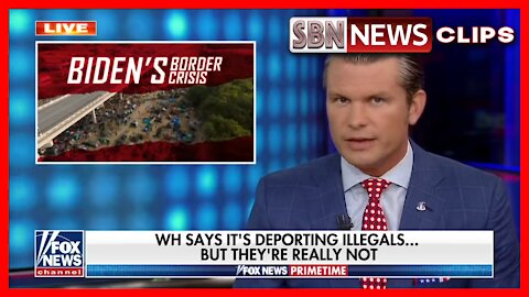 Pete Hegseth Rips Biden for Flying 'Illegally Trafficked' Migrants Into US - 3991