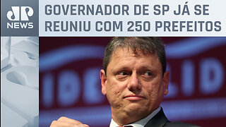 Tarcísio de Freitas avança em debate sobre privatização da Sabesp