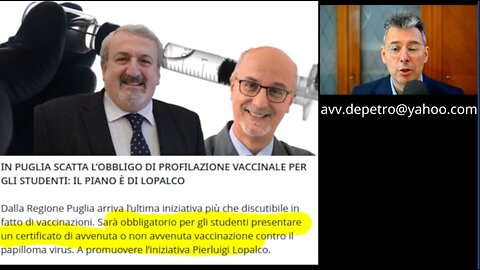 COMMENTO A LEGGE PUGLIA SU OBBLIGO VACCINALE PAPILLOMA VIRUS