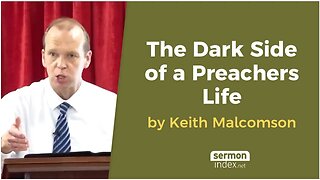 The Dark Side of a Preachers Life by Keith Malcomson