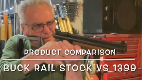 Product comparison: Buck Rail 1322/77 stock vs Crosman 1399 stock. What are the goods and bads?