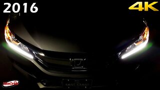 2016 Honda Accord Sport AT NIGHT Interior and Exterior in 4K