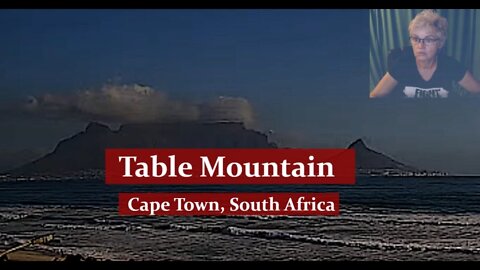 MASSIVE Ship on top of Table Mountain, South Africa GINA MARIA COLVIN HILL