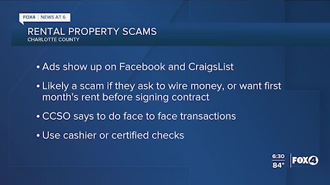 Rental property scam alert