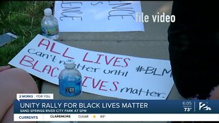 Unity Rally For Black Lives Matter Movement