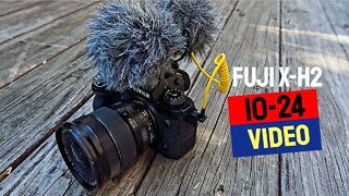 Fuji XH2 with Fuji 10-24 Lens for Vlogging | Quick Look