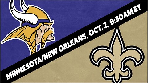Minnesota Vikings vs New Orleans Saints Predictions and Odds | Vikings vs Saints Preview | Oct 2