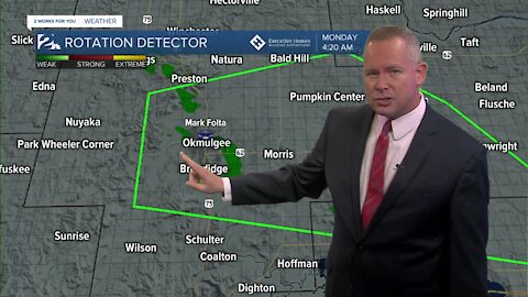 Tracking rain across Green Country