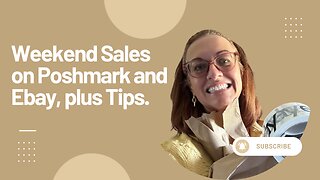 This Weeks Sales and Profits with Tips on Reselling.