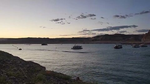 Boats at Lake Powell