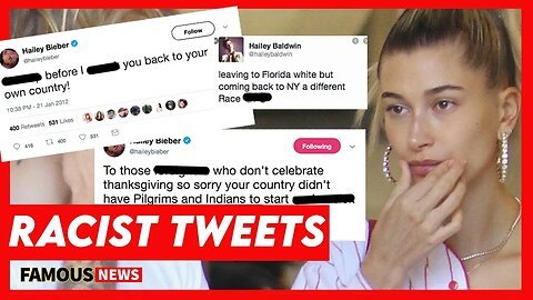 Hailey Bieber Faces Backlash After Racist Tweets | FamousNews