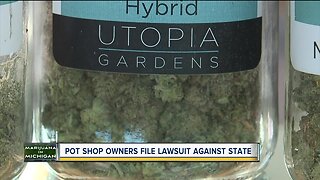 Pot shop owners file lawsuit against the state of Michigan