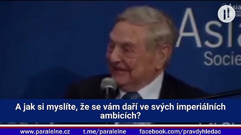 George Soros otevřeně vypráví o realizaci jeho plánu likvidace Ruska a dalších zemí.
