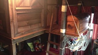 Dad Builds The Most Unique Pirate Bedroom Ever