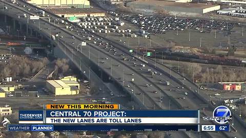 Central 70: New lanes are Express Lanes