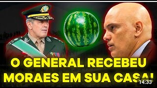 O GENERAL recebeu MORAES em sua casa! Os melancias do Exército estão sendo recompensados...