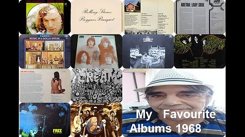 My Top 10 Music Albums For 1968