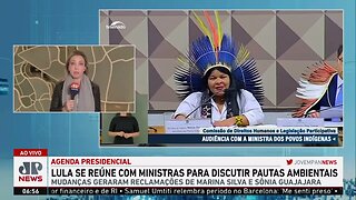 Pautas ambientais: Lula se reúne com ministras Marina Silva e Sônia Guajajara