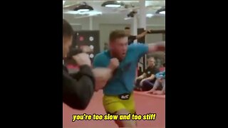 155 Conor Mcgregor gets advice from 145 Conor Mcgregor