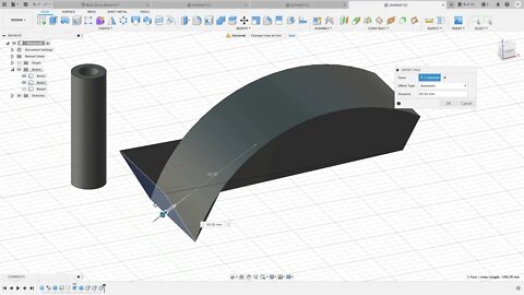 Fusion360 3D Part.11 (Press pull). The absolute beginner tutorial help series.