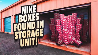 Nike Boxes In Storage Unit! Had to buy it !