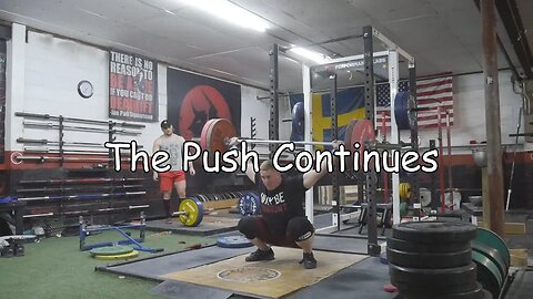 Weightlifting Training - The push continues