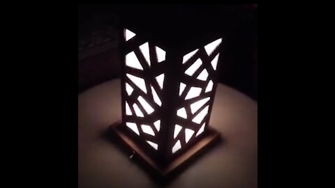 DIY Creative Cardboard Lamp
