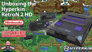 Unboxing Hyperkin's RetroN 2 HD Space Black Edition NES SNES & SFC HDMI-Equipped Clone System