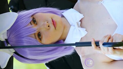 White Swimsuit Bunny Cosplay Comiket 94コミケット コスプレ レイヤー c94 コミケ