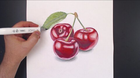 Drawing Cherries