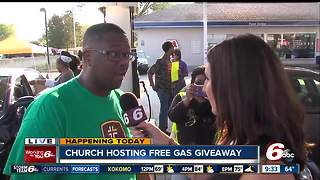 Local church gives away free gas to people on the west side