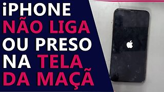 O que fazer quando o iPhone não liga ou fica preso na tela da Maçã