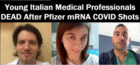 4 Young And Healthy Italian Healthcare Workers Dead After Pfizer Jab