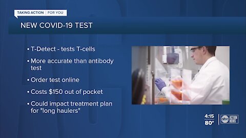 T-Detect COVID-19 test could help 'long haulers'